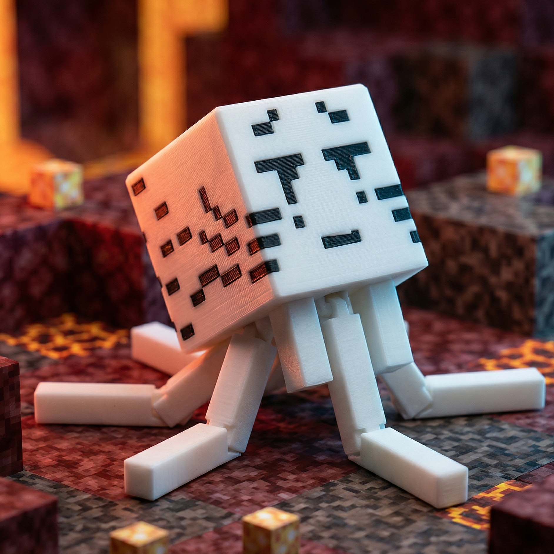 Blocky Explorer Voxel Hero | Focus Toy for Office