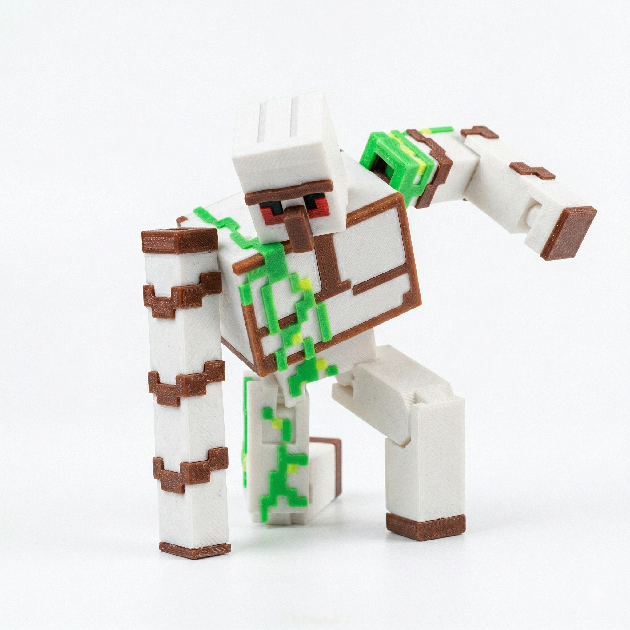 Voxel Iron Sentinel | 3D Printed Articulated Fidget Toy